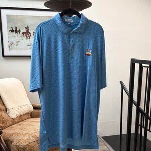 Peter Millar Ocean Blue Polo Shirt
